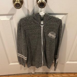 Justice thin zip up jacket